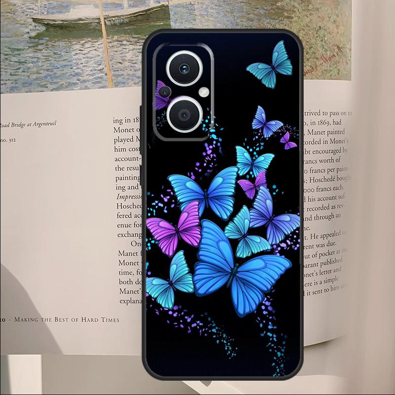 

Butterfly Cover For OPPO Reno 14F 13F 12F 11F 10 11 12 14 Pro 7 8 Lite OPPO Find X9 X6 X5 X8 Pro Case OPPO Reno13