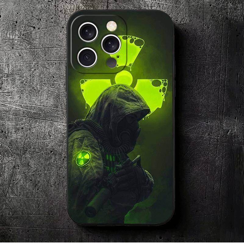 

Крутой мягкий чехол для телефона S-Stalker Game для iPhone 16 16E 17 Air 15 Pro Max 14 Plus 13 Mini 11 12 7 Черный Задняя крышка iPhone 17 Air