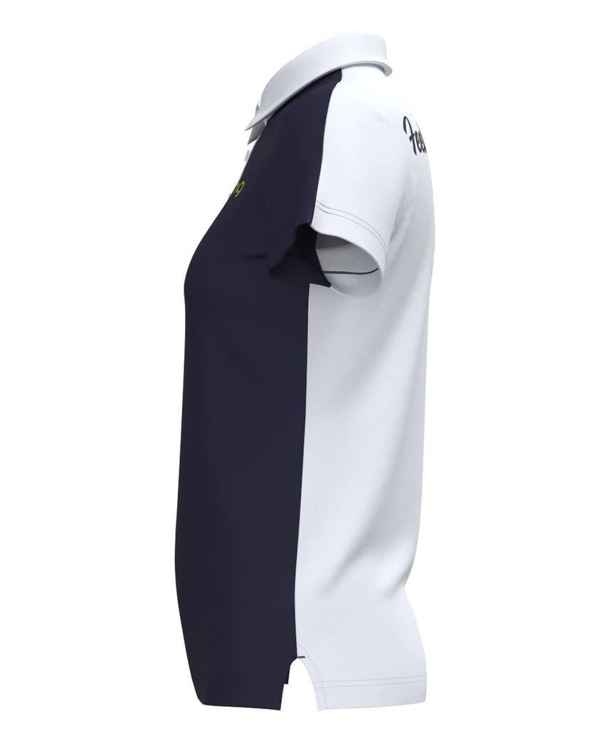 Short Sleeve Polo Shirt Moisture Quick UV Golf M [Pin Apparel] Women's (Cool Core Wicking, Drying, Protection) / / 622-4260810 120_Navy