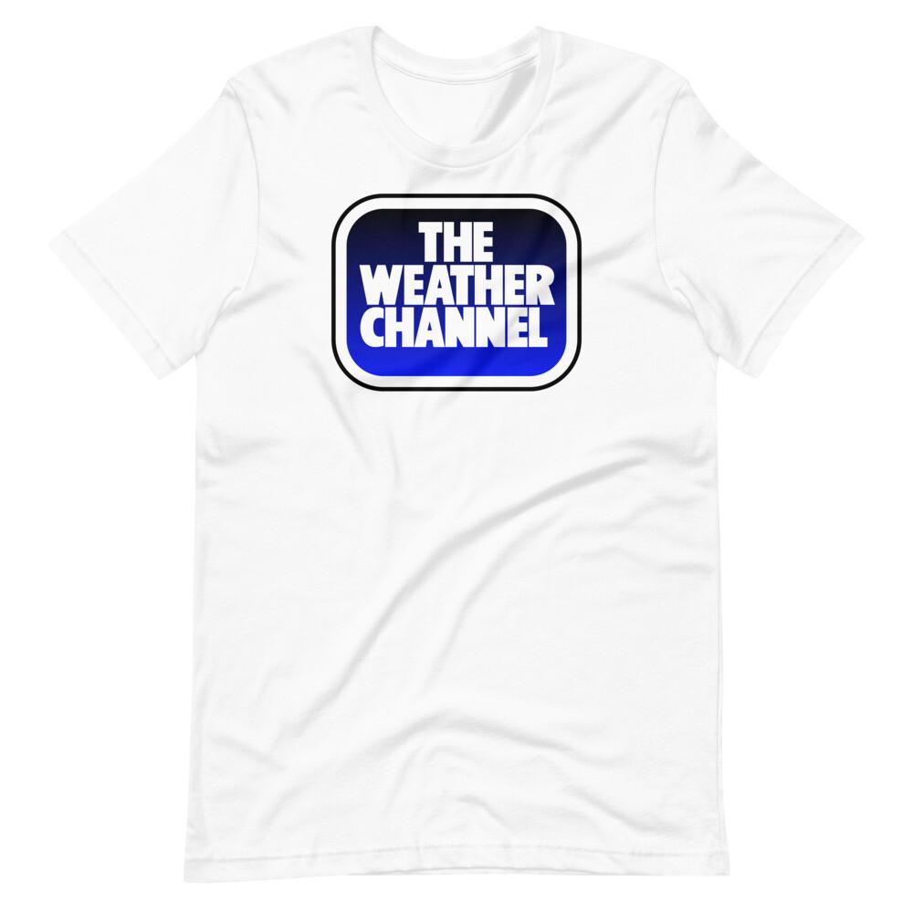 THE WEATHER CHANNEL White Tee Short-Sleeve Unisex T-Shirt Unisex T-Shirt XXXL