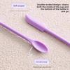 Cosmetics Silicone Extraction Spoon Double-ended Mini Lotion Cream Body Lotion Glow Bottle Small Spoon