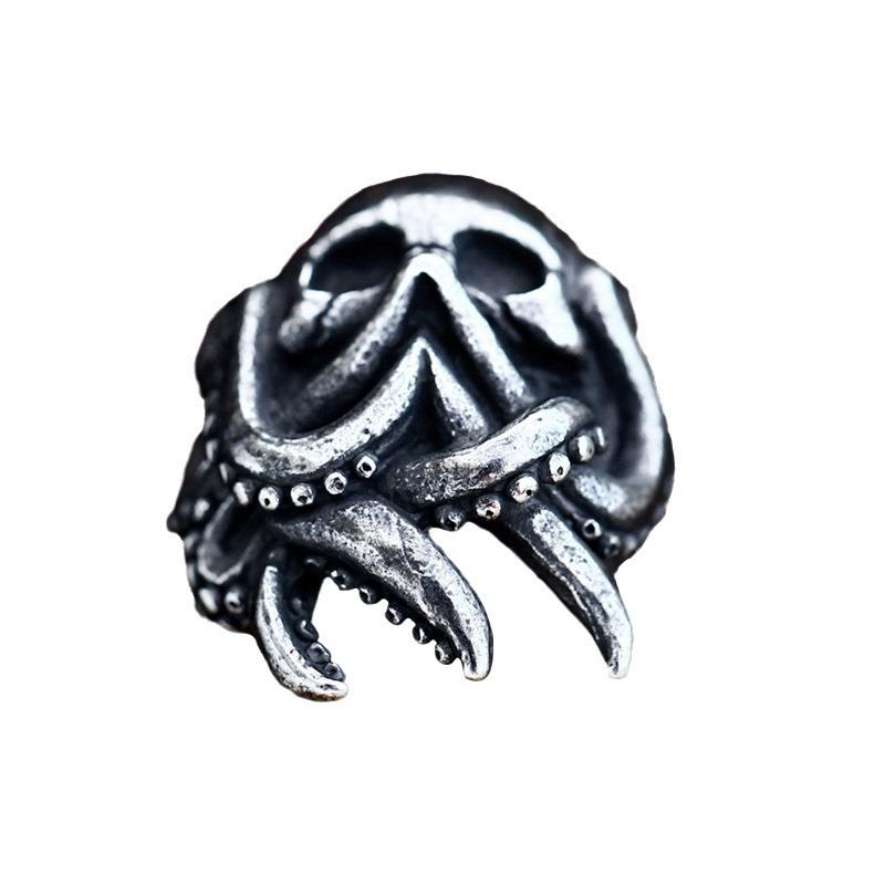 Octopus Skull Hip Hop Punk Style Ring