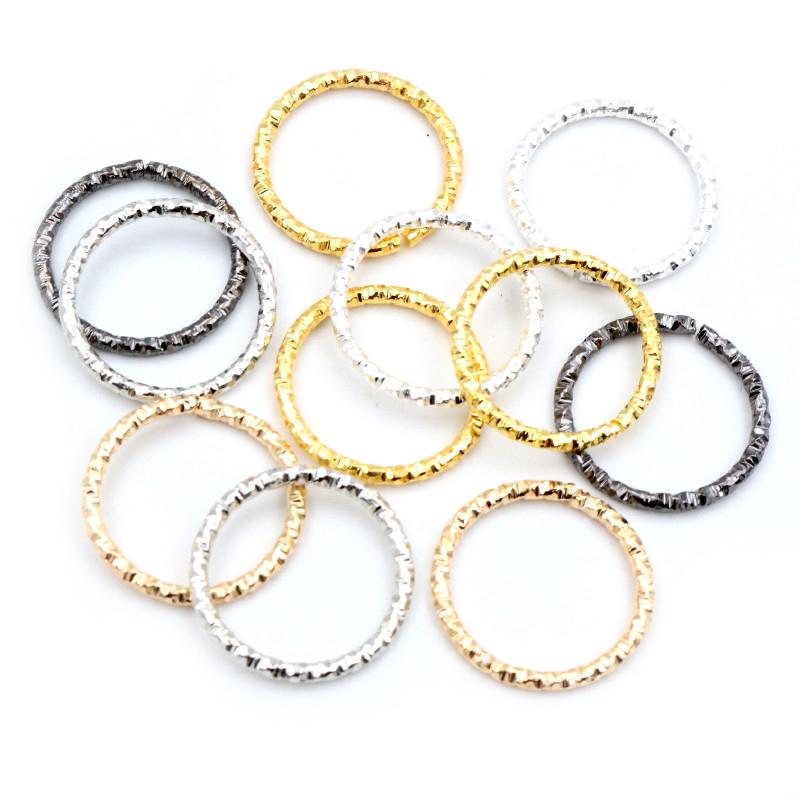 50-100 Stück/Los 8 10 15 18 20mm 5 Farben Biegeringe Runde Gedrehte Sprengringe Verbindungsstücke Für DIY Schmuckzubehör Herstellungsmaterialien