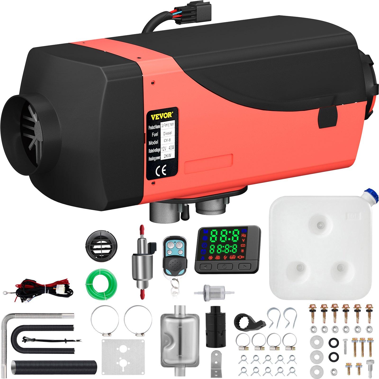 VEVOR 12V 2KW Dīzeļa gaisa sildītājs