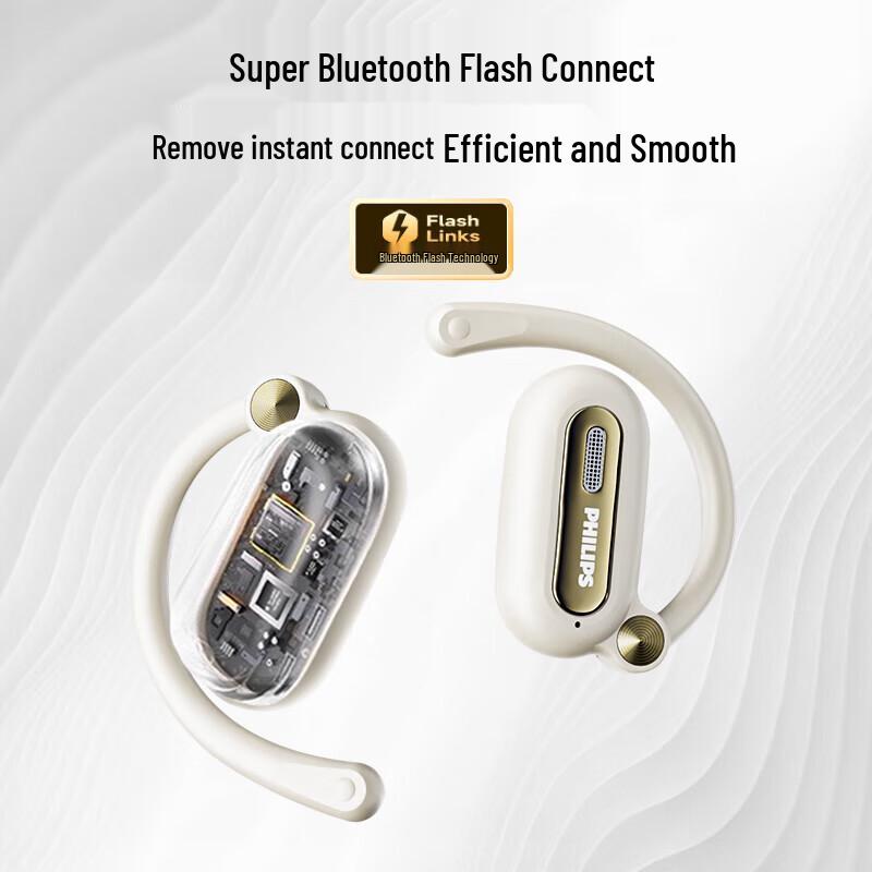 Philips TAT4769 Open-Ear Ear-hook True Wireless Bluetooth Headphones