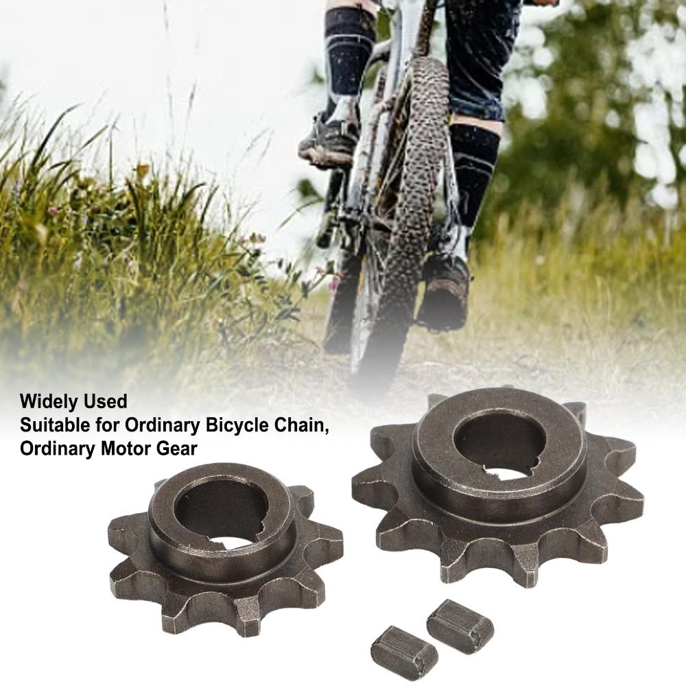 Jeu d'engrenages avant et arrière à 9 et 11 dents Acier au carbone Kit d'engrenages de vélo Kit d'engrenages Ensemble pour vélo motorisé