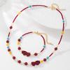 Chinese-Style Luxury Cinnabar Pixiu & Freshwater Pearl Bracelet Necklace