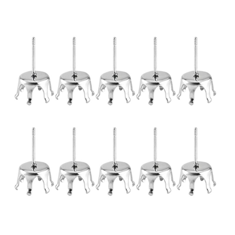 

Multipacks Sturdy Stainless Steel Earring Posts Decoration for Sensitive Skin and Professional Jewelry Crafting 10mm