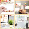 Janlaugh 12 Pads Wildflower Sticky Notes Summer Sticky Memo Pads Self Stick Flower Office Supplies Wildflower Party Favors Adhesive Notepad for