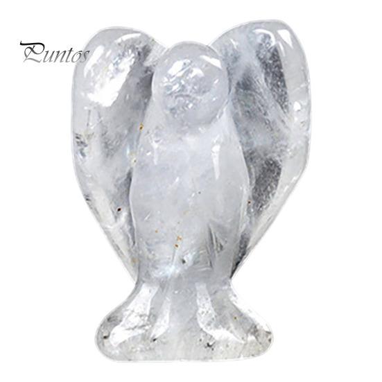 

Статуэтка ангела из натурального камня с положительной исцеляющей энергией, вырезанная вручную, цветная, искусственная, кристаллическая, мини-статуэтка ангела, украшение для домашнего офиса, рабочего стола, орнамент