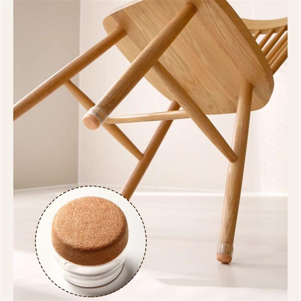 8PCS New Upgrade Thickened Leg Pad Upgraded Felt Anti-Scratch Chair Leg Cover Silent Chair Pad Table Protection