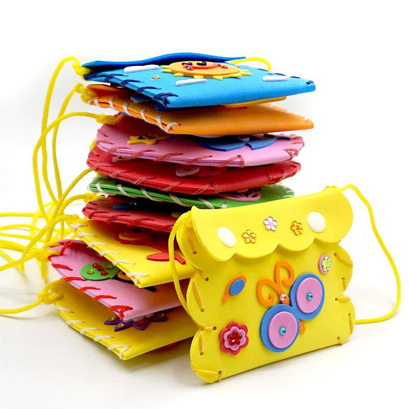 1/5pcs Felt Wallet Handmade Material Package EVA Adhesive Creative Sewing Pasting Household Handicrafts DIY Production TMZ