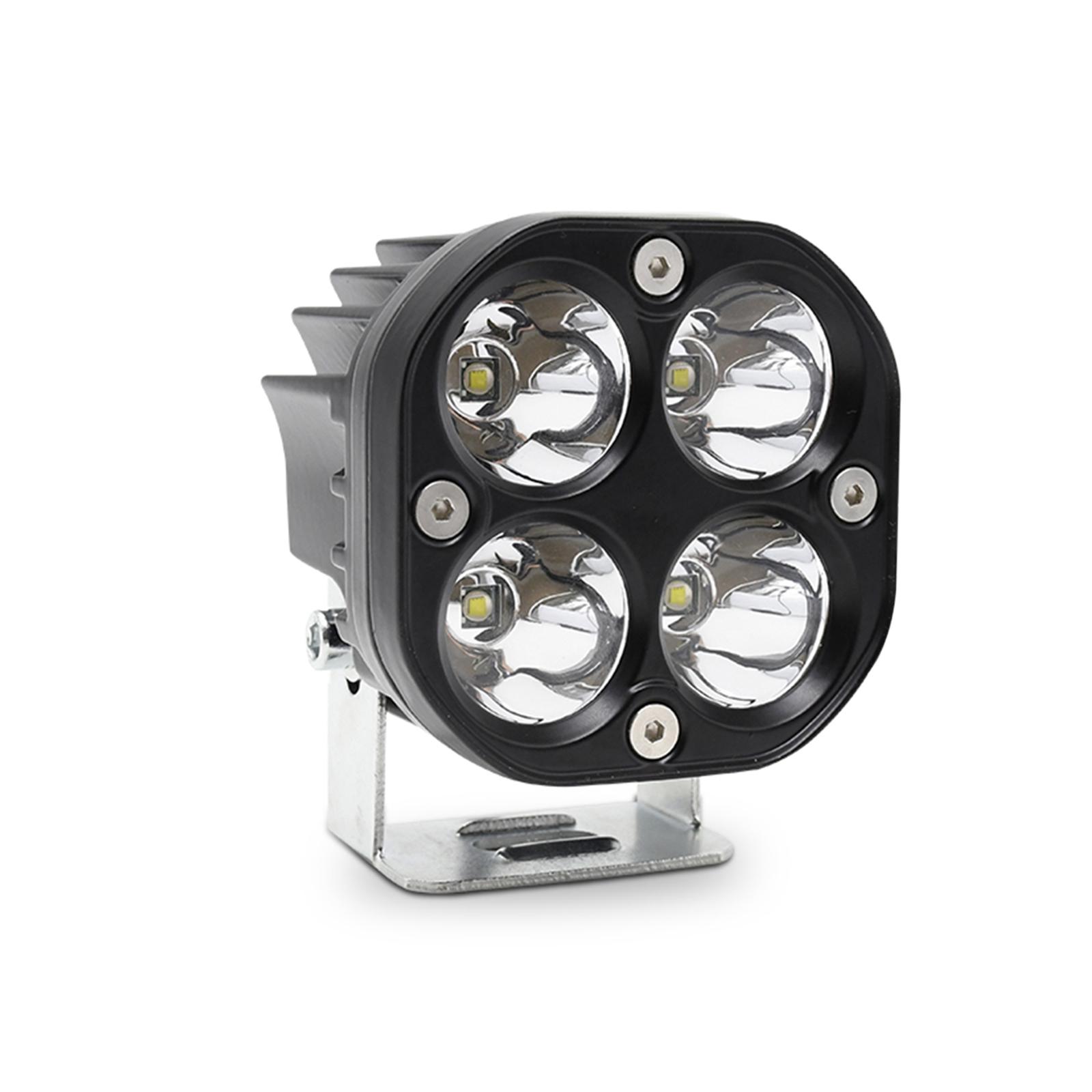 

Светодиодные фары дальнего света, 2 шт. 3-дюймовые 80 Вт супер яркие водонепроницаемые вспомогательные лампы прожекторы для автомобиля 1 белый