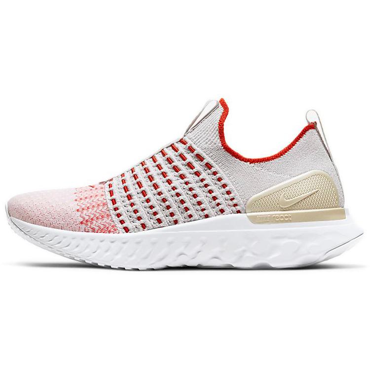 

Nike React Phantom Run Flyknit 2 Vast Grey Fire Pink Team Orange Women s 38