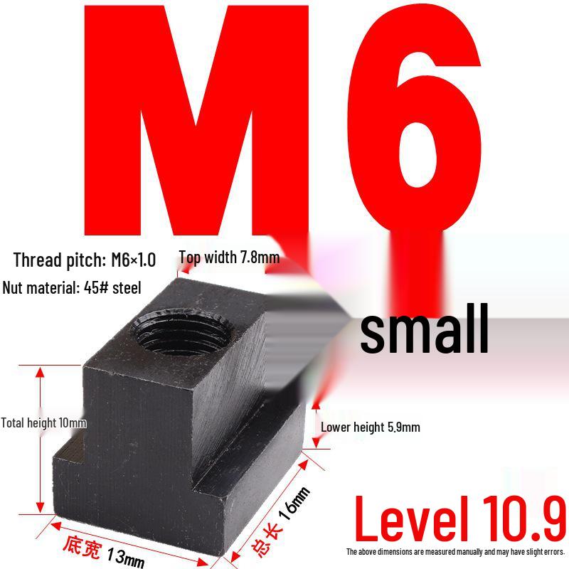 Kangfei 45# Steel T-Nut for M6-M20 Bolts