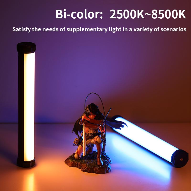 Soonpho 2 Pack Lampe Photo Portable RGB,RGB Tube Eclairage Video avec