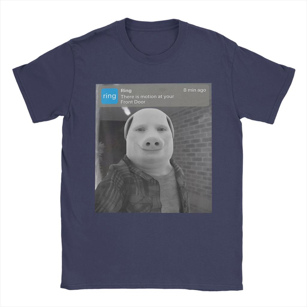 Casual T Shirt Summer John Pork There is Motion at Your Front Door  Fashion TShirts  Cotton Tee Shirt for Unisex Y2K Fun Tops