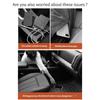 Universal Leather Car Interior Storage Solution For Adjacent Seat Includes Drink Support And Phone Pocket Works With Many Vehicles 30cm X 10cm X 6cm