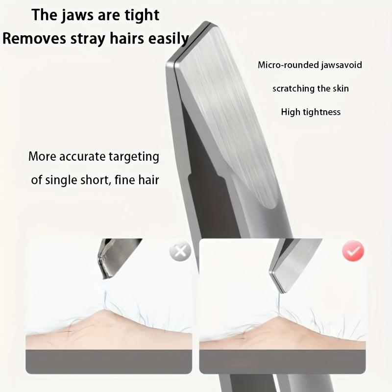 Xiaomi 4pcs Stainless Steel Tweezers Set for Sensitive Beige & Eyelid Facial Hair Removal - Professional Slant Tip Beauty Tools