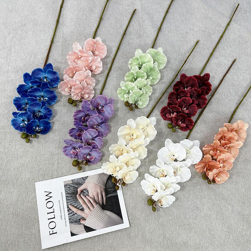 Simulated Phalaenopsis Plant Wedding Hotel Restaurant Decoration Ornament Props