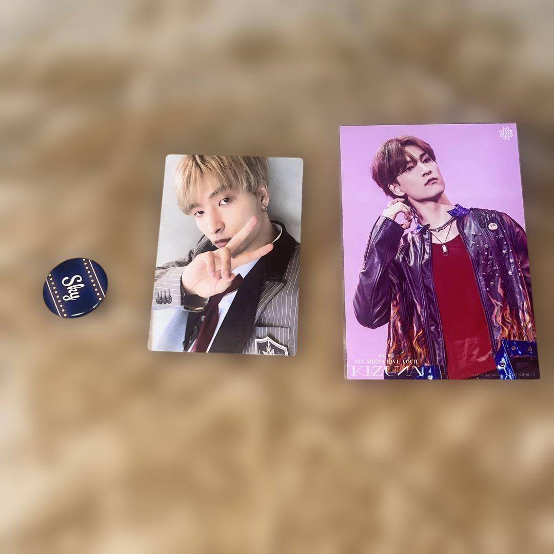 

[USED] JO1 Kaneshiro Aomi trading cards, badges, photos