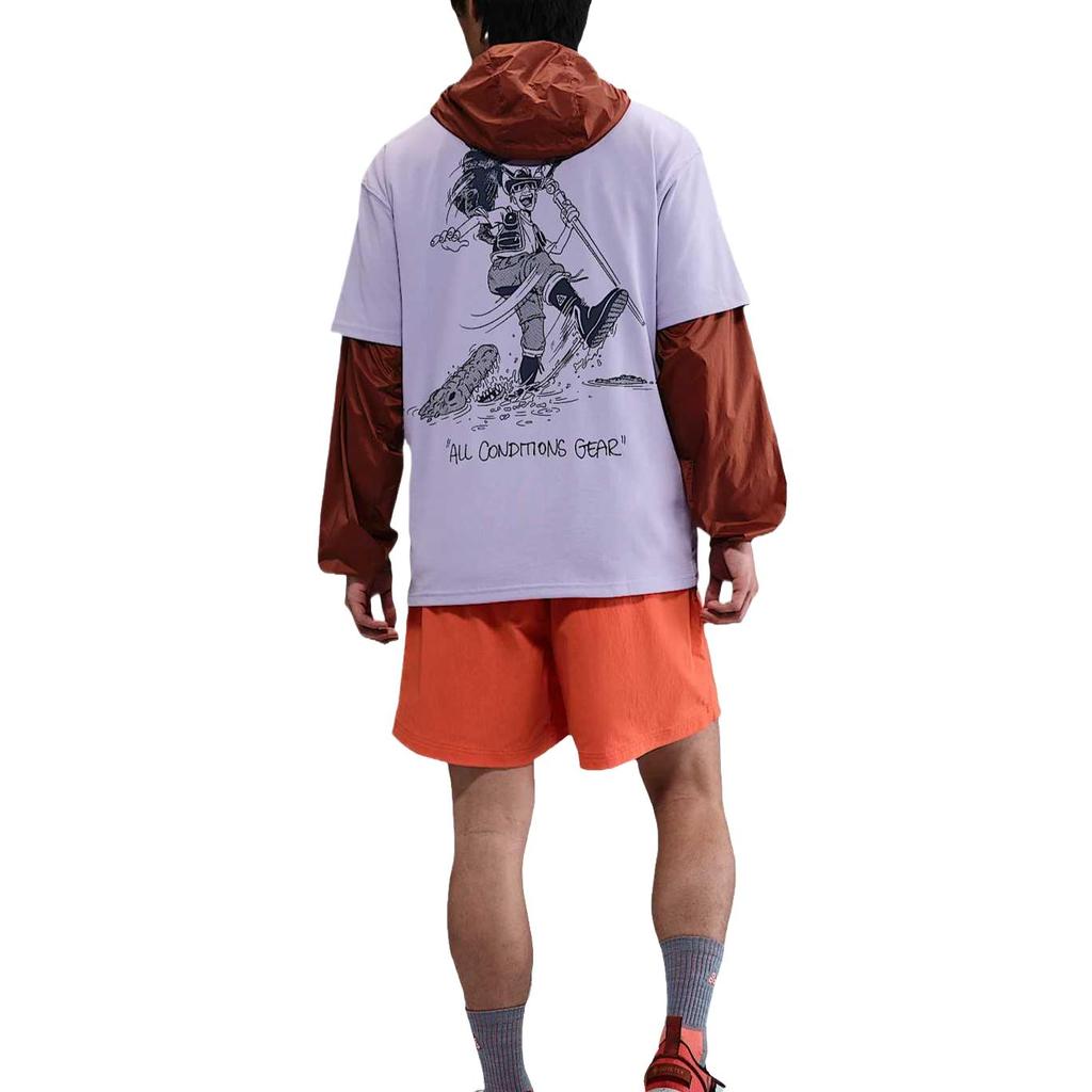 Nike T-shirt Manches Courtes Polyvalent Confortable Élégant Doux ACG Hommes Hauts Violet HJ0801-515
