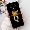 6.8" For Tecno Spark 6 Case KE7 Fashion Luxury A-Z Letters Silicone Shockproof Phone Case For Techno Spark6 Back Cover Funda