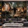 Predator Personalized Tapestry Support Custom Name, Wall Art Home Decoration