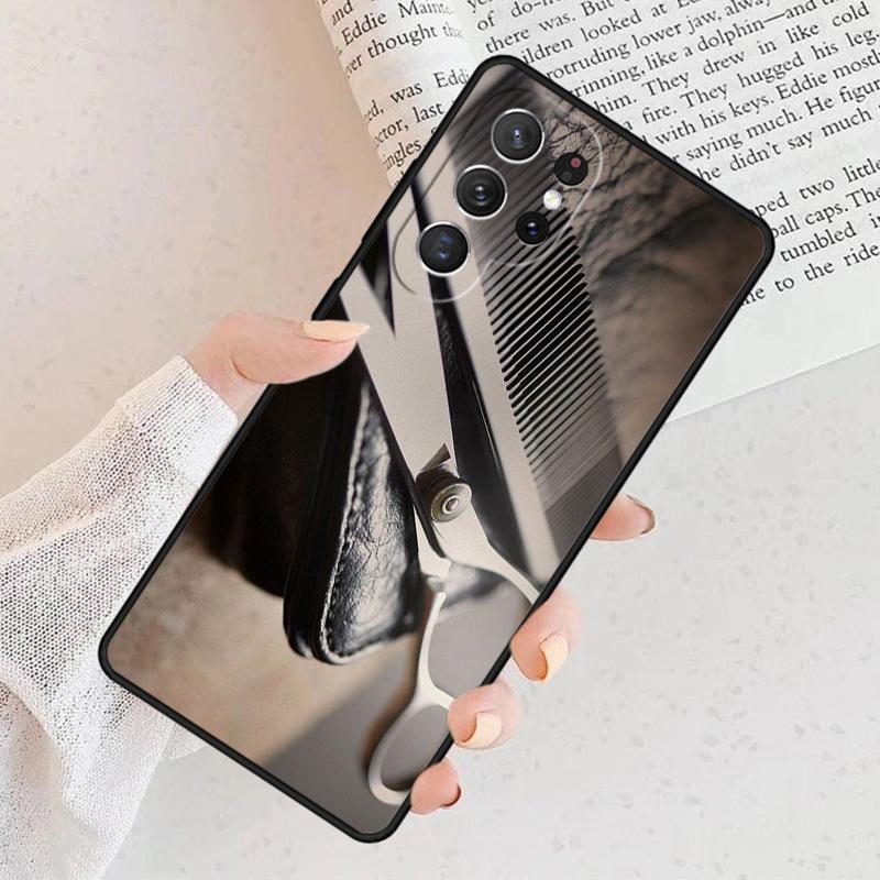 Barber Shop Hair Stylist tools Phone Case For Samsung Galaxy S25 S23 S30 S8 S21 S20 FE S24 S22 Note 10 20 Plus lite Ultra