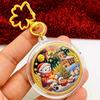 Santa Claus coins, New Year gifts, New Year's greetings, Christmas snowman, bells, commemorative medals, creative decorations, keychain