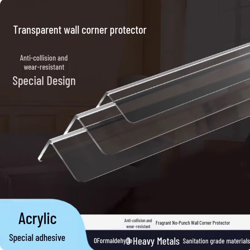 Transparenter selbstklebender Wandwinkelschutzstreifen aus PVP