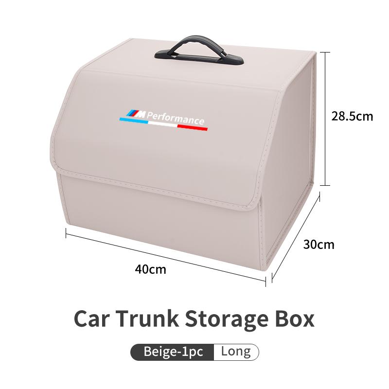 2025 Hot Car Trunk Storage Bag Leather Camping Box For BMW Performance X1 X3 X5 E39 E46 E90 F20 E60 F30 E36 F10 E87 E70 E91 E30