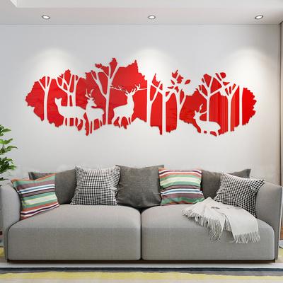Big size Forest Deer Acrylic Mirror