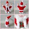 Santa Claus Dancing Music Battery Operated Electric Santa with Light and Music Christmas Decoration Doll Ornaments for Home 2025