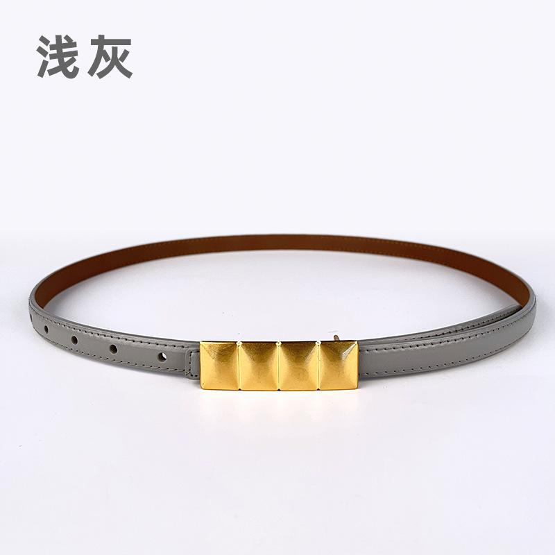 Genuine Leather Women'S Belt Retro Two-Layer Cowhide Belt With Jeans Casual Pants Belt Women'S Model