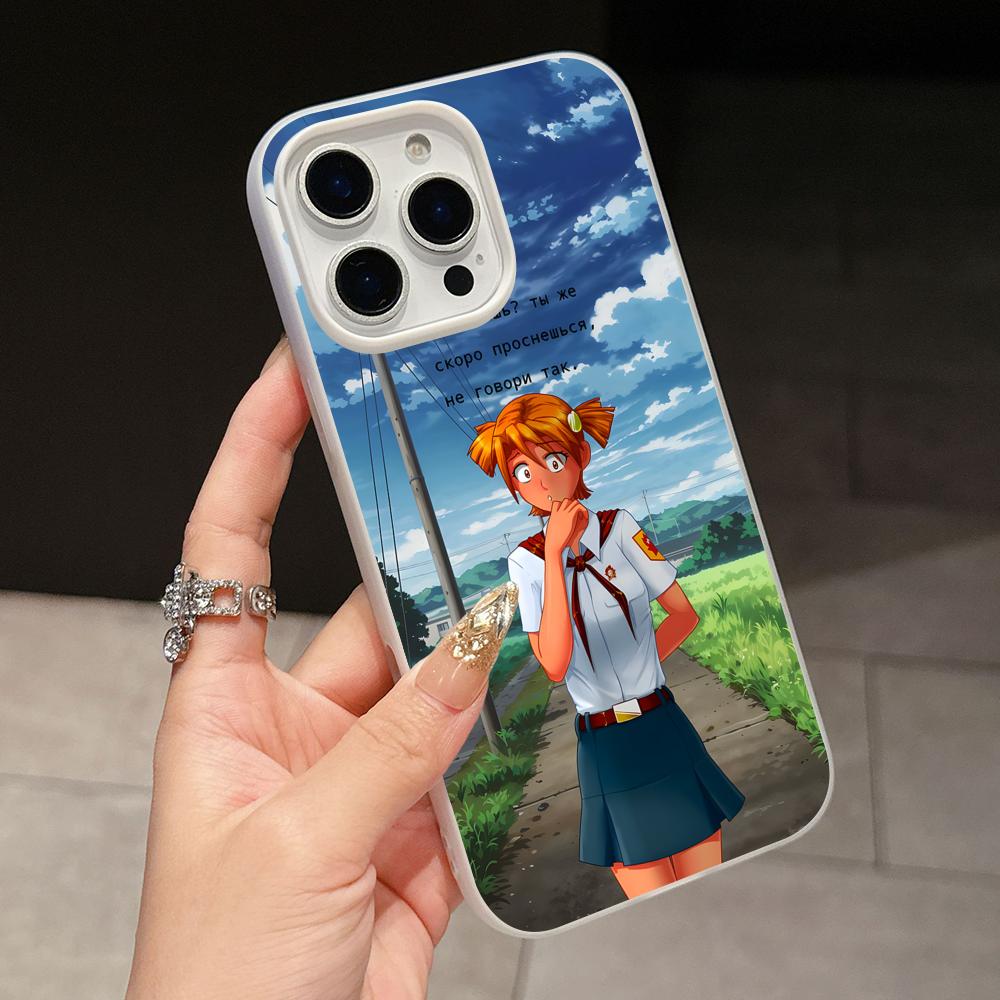 Everlasting Summer Alisa Jelly Double layer White Mobile Phone Case for iPhone 17 16 15 14 13 12 11 Air Pro Max Plus Protective