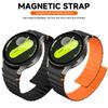 No Gaps Silicone Magnetic Band for Samsung Galaxy Watch 7/FE/6/5/4/Classic 40mm 44mm 5Pro Sport Bracelet for Galaxy Watch 6 4 Classic 43/47mm