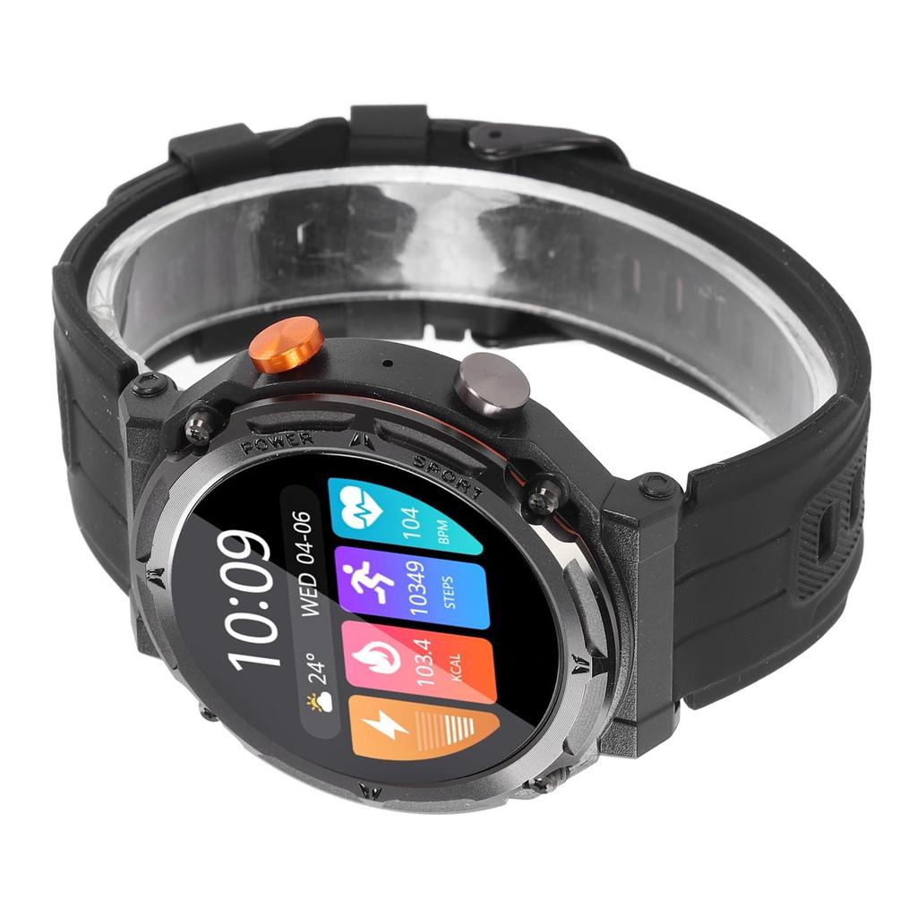 Children Intelligent Watch Outdoor Dust Water Temperature Resistant Watch AI Call Sport Watch Black