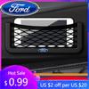 New 2026 Car Sticker Auto Seat Side Interior Back Sundries Pocket Mesh Storage Bag Phone Net Pocket For Ford Focus 2 3 Mondeo Ku