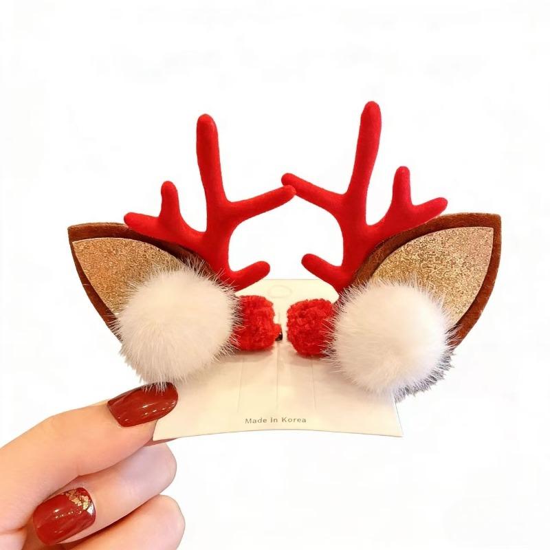 Festliche Rentiergeweih-Haarspangen - Verwandlungsfähiges Stirnband für Kinder & Erwachsene, Niedliches Weihnachts-Haaraccessoire & Foto-Requisite