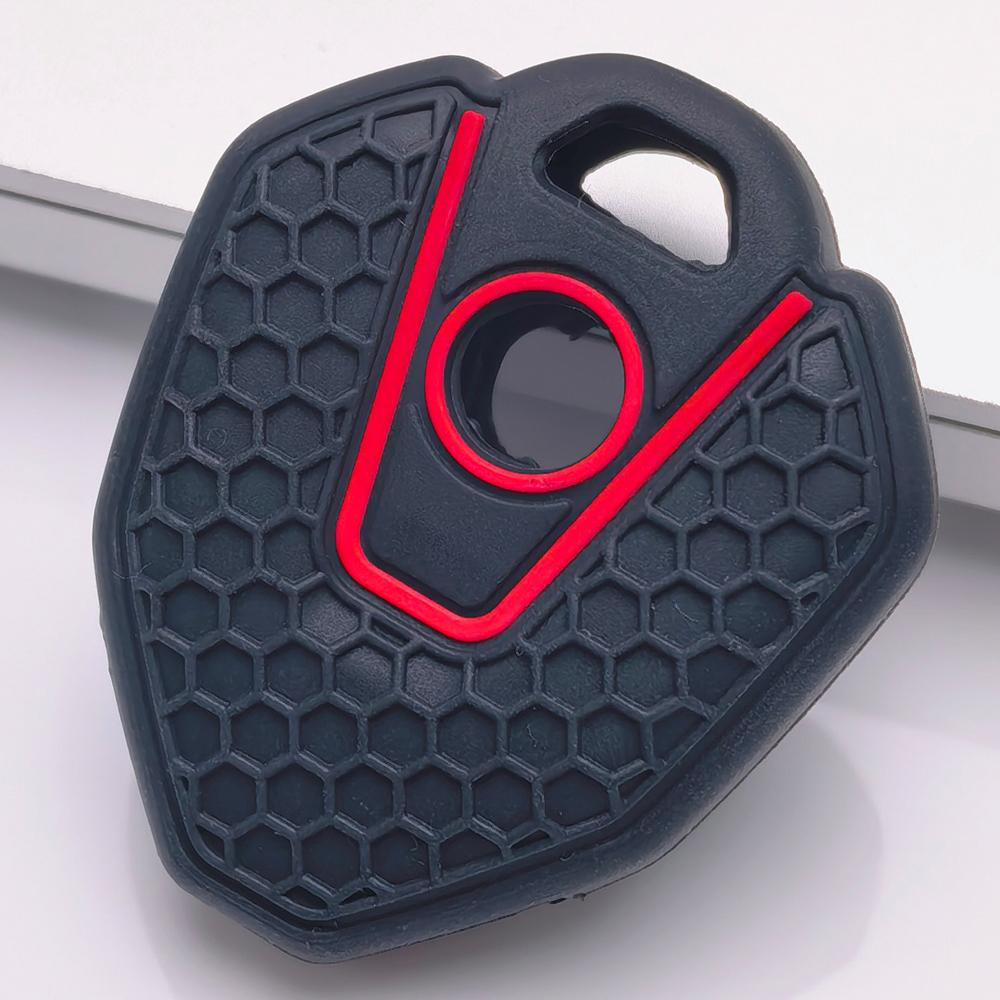 Silicone Motorcycle Key Fob Cover for CFMOTO 450MT Mt450 250SR 300SR 400SR 450SR 650SR 700CLX 800MT 650MT 125NK 250NK 400NK 650NK 800NK 700MT Key Case