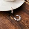 Korean Pearl Ear Cuff Clip Earrings Non-Piercing Bone C-shaped Without Puncture Minimalist Earrings for Women Fashion Jewelry