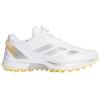 Adidas Adizero ZG Rebound Low top Golf Shoes Men's White Silver Yellow HQ0042