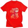 Men Three Moon Koalas T Shirts Streetwear Short Sleeves Pure Cotton Colthing Fashion Casual Design Graphic Tees Shirt