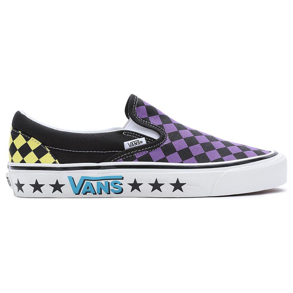 Vans Slip-On Series 98 Casual Low-Top Skate Shoes Unisex Sneakers Purple Black VN0A7Q58PCA