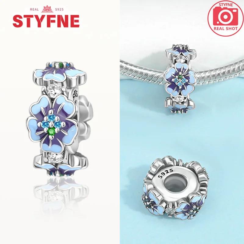 Charm Bead Charms Plata Copper Colors Butterfly Flower Bead Charms Compatible With Authentic Bracelets Do It Yourself Fine Jewellery Gift for Women