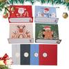 Christmas Greeting Cards 4 Pieces With Envelopes 3D Merry Christmas Greeting Cards For Kids Adults Friends Coworkers Teachers