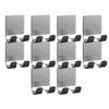 1-10Pcs Stainless Steel Razor Bracket For Men's Shaver Holder Shelf Bathroom Razor Holder Wall Adhesive Storage Hook KitchenRack