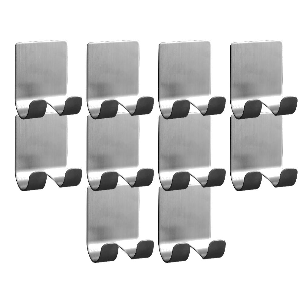 1-10Pcs Stainless Steel Razor Bracket For Men's Shaver Holder Shelf Bathroom Razor Holder Wall Adhesive Storage Hook KitchenRack