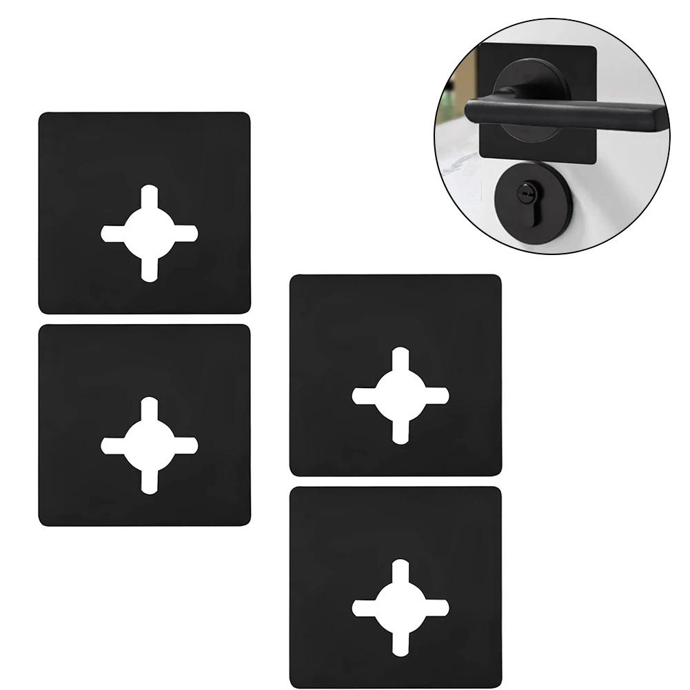 Крепеж для дверного замка Ремонтные пластины для дверного замка Усиление дверного замка Универсальное применение для дверного замка Черное покрытие Пластина замка